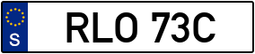 Truck License Plate
